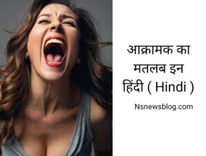 आक्रामकता क्या है - Meaning of Aggression in Hindi ( 2025 ) Best Guide